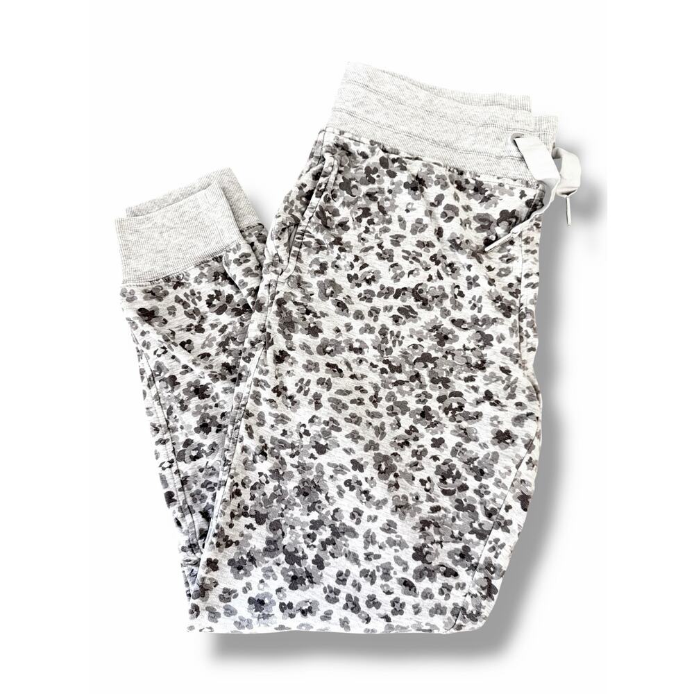 Athleta Balance Jogger Gray Animal Print Tencel Lyocell Sweatpants Size S - Picture 2 of 9